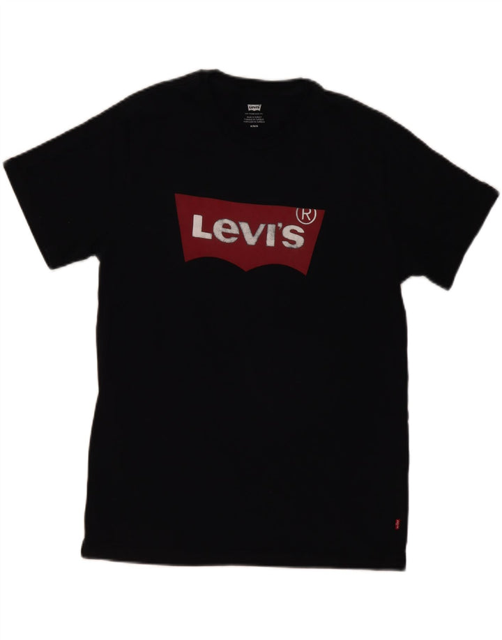 Levi's Tee-Shirt Graphic Homme Noir Moyen Coton
