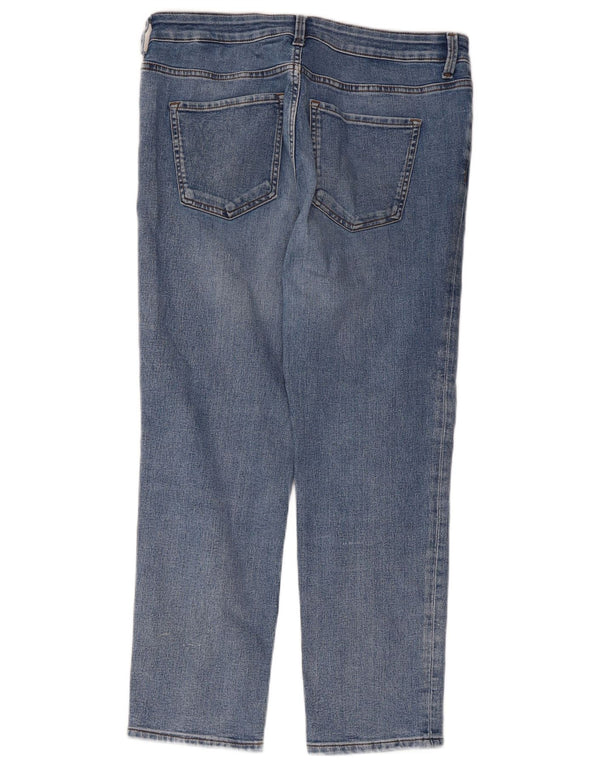 Marks & Spencer Jean droit The Sienna pour femme UK 14 Large W32 L26 Bleu