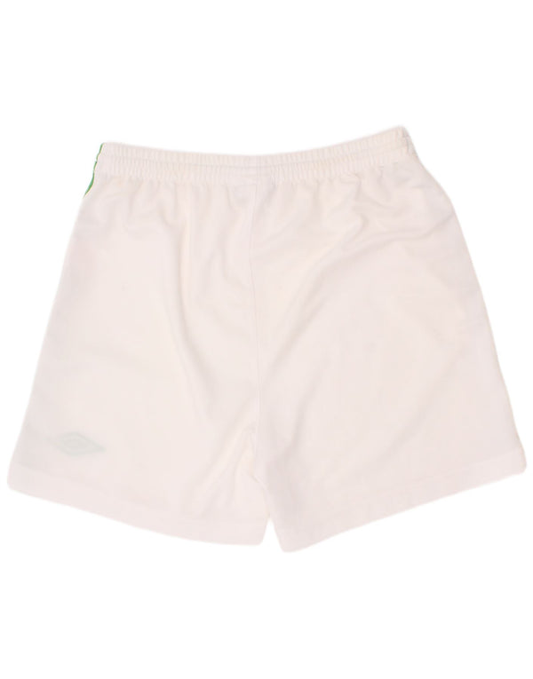 Umbro Short de Sport Garçon 13-14 Ans Blanc