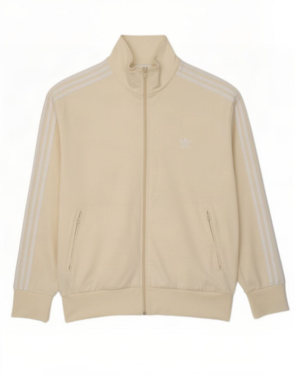 Adidas Veste de survêtement pour homme XL Blanc cassé Polyester