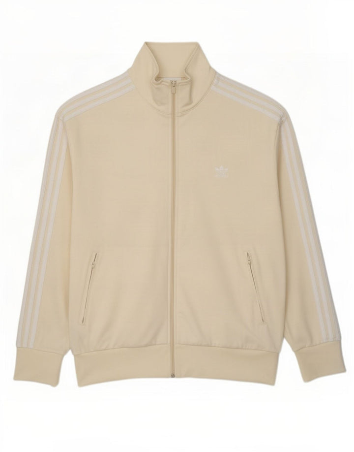 Adidas Veste de survêtement pour homme XL Blanc cassé Polyester