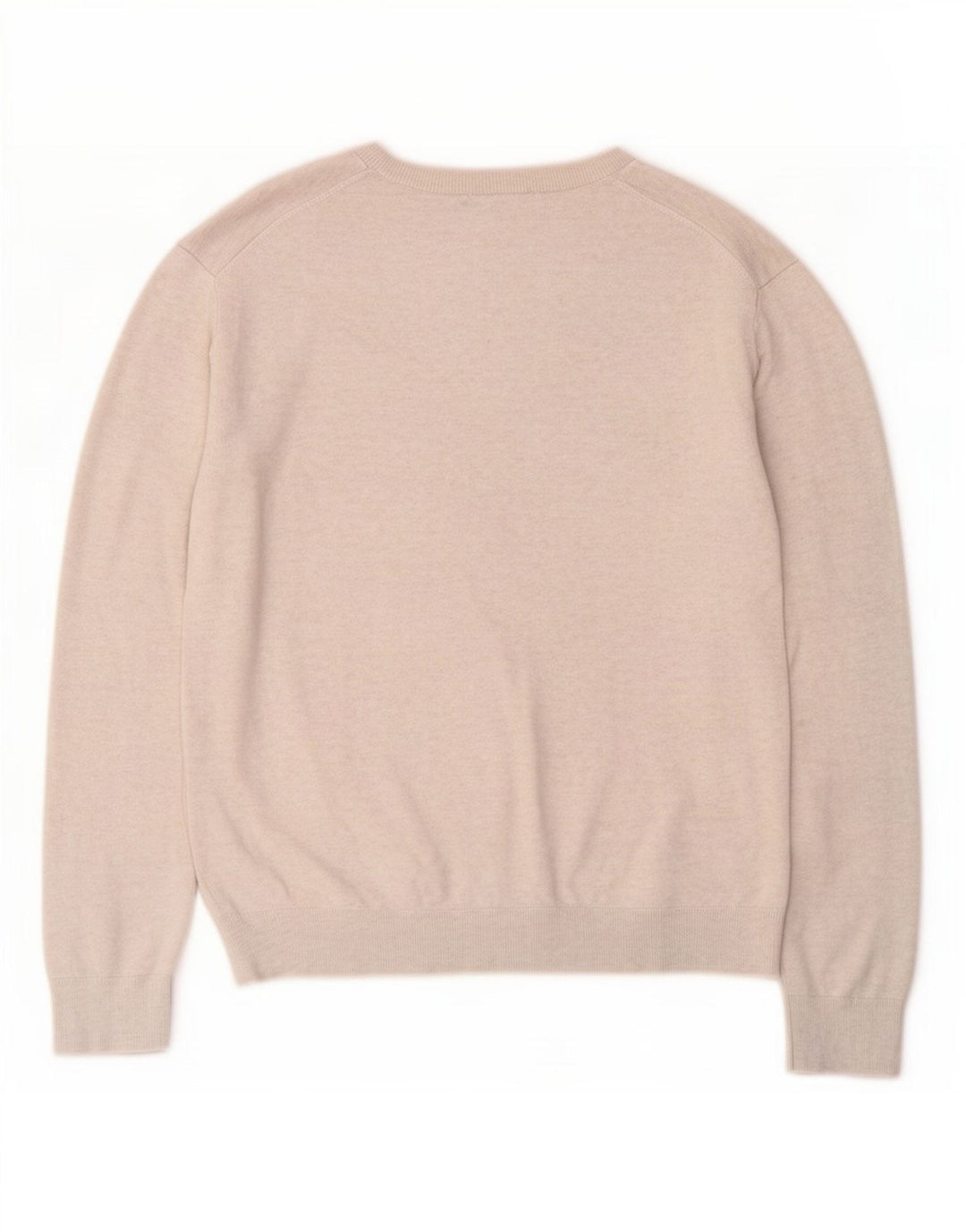 Calvin Klein Pull à col rond pour homme en coton beige Large