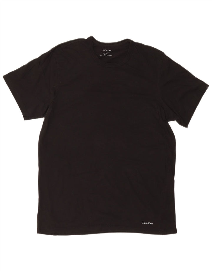 CALVIN KLEIN T-Shirt Homme Noir Moyen