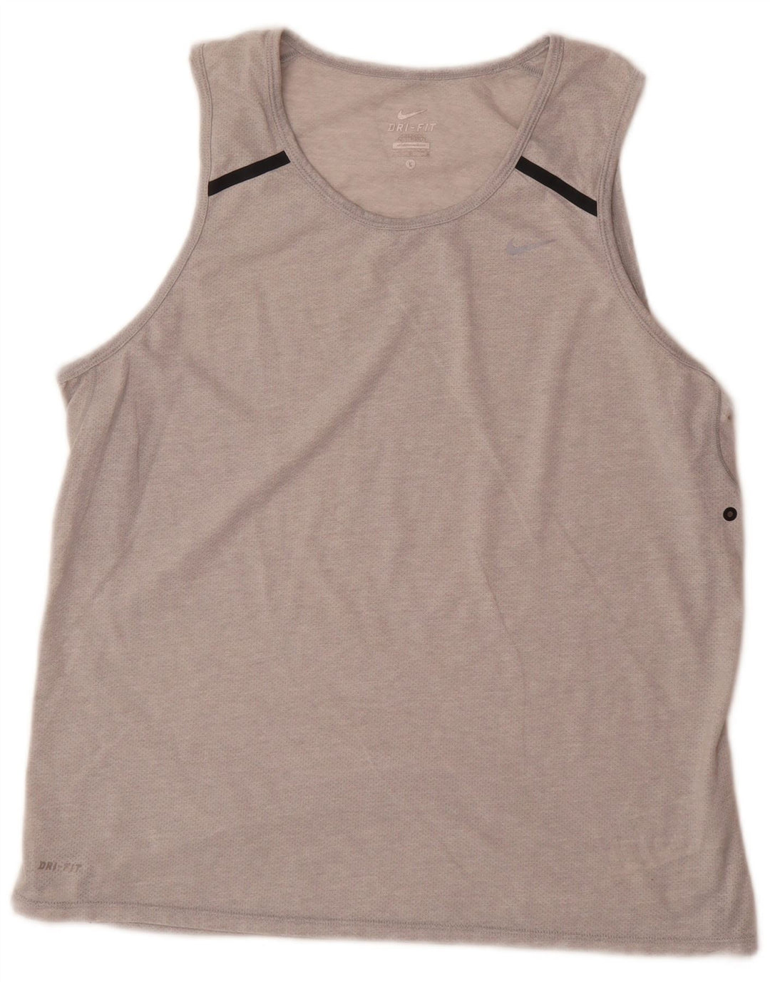 Nike Hommes Dri Fit Débardeur Large Gris Colorblock Polyester