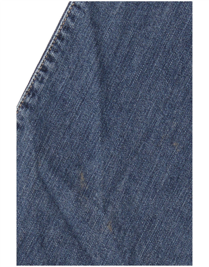 EDDIE BAUER Jean bootcut courbé pour femme US 16 2XL W36 L32 Bleu Coton