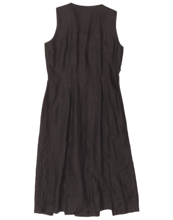 robe chemise sans manches femme vintage IT 42 Chevrons noirs moyens