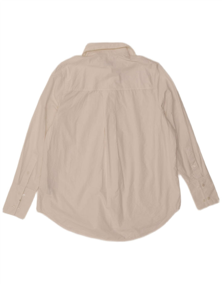 Cos Chemise Oversize Femme EU 36 Petit Coton Blanc