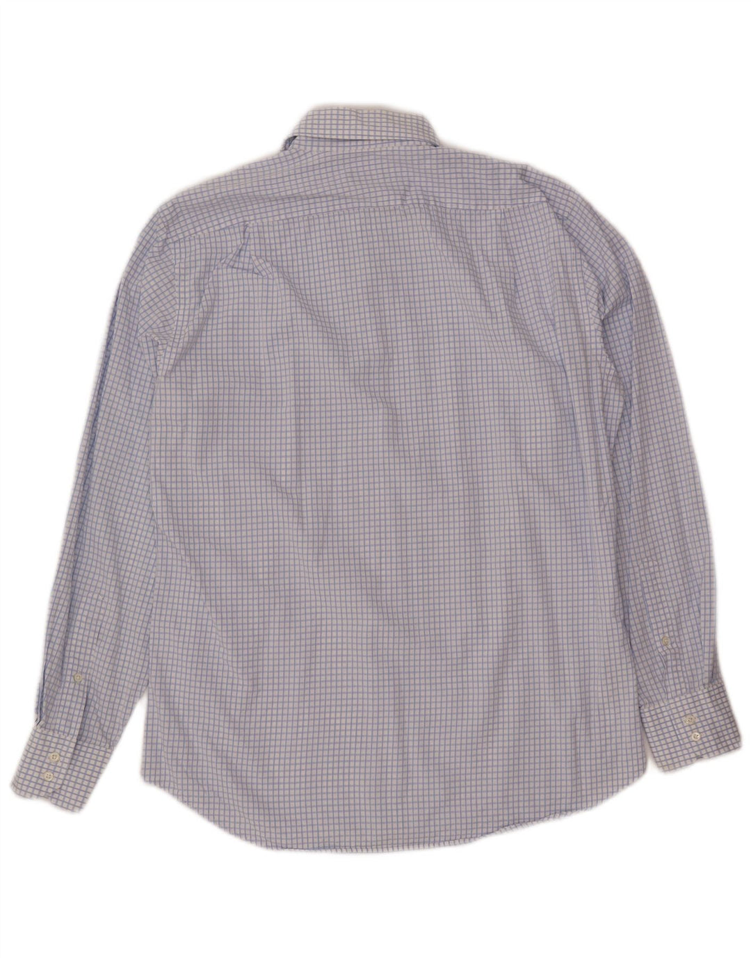 Hugo Boss Chemise Homme Taille 40 15 3/4 Coton Vichy Bleu Moyen