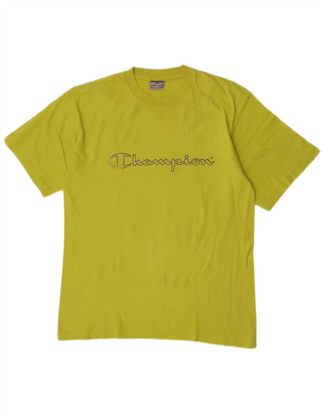 Champion T-Shirt Graphique Homme Vert Moyen Coton