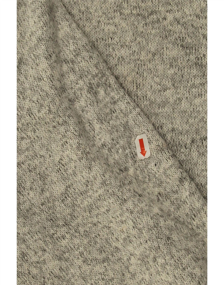 Quiksilver Sweat Homme Pull Large Gris Moucheté Polyester