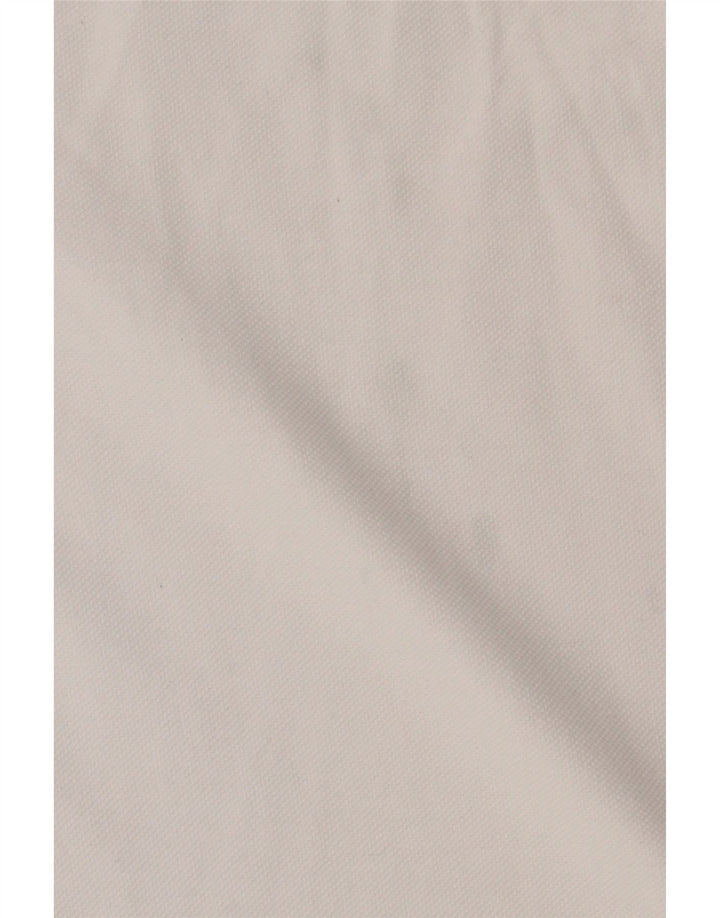 TOMMY HILFIGER Polo Regular Fit Homme Grand Coton Blanc