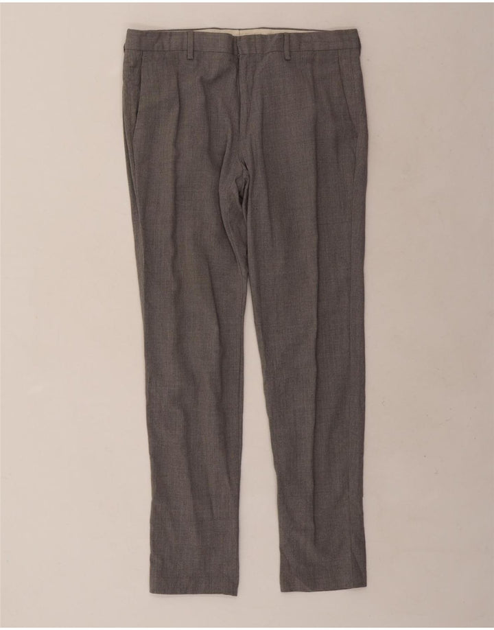 J. Crew Pantalon de Costume Ludlow Slim Homme W33 L30 Gris Laine