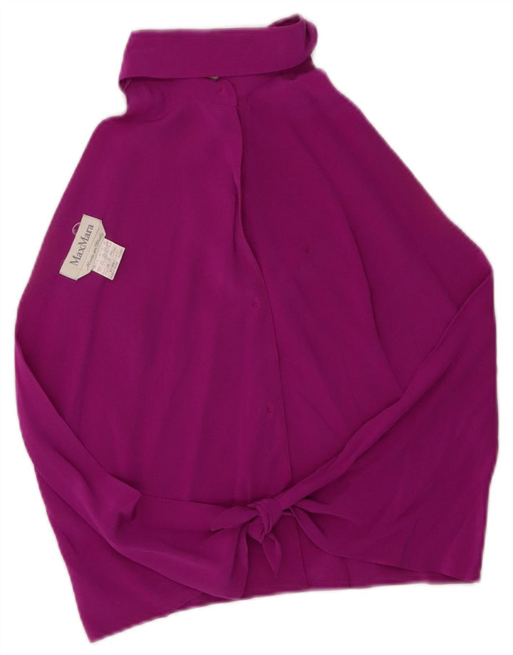 Max Mara Haut court pour femme UK 10 Petit Rose