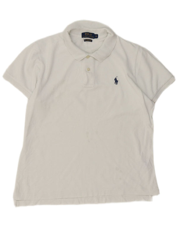 Polo Ralph Lauren Polo Skinny Fille 15-16 ans XL Blanc Coton