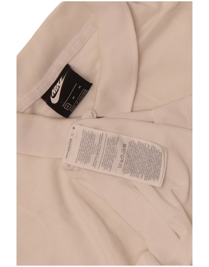 Nike Polo Homme Blanc Moyen Coton