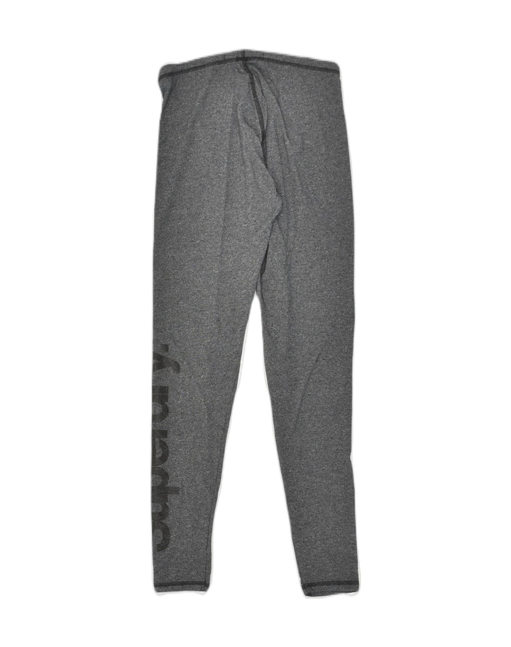 SUPERDRY Womens Graphic Leggings XS Grey Cotton | Vintage Superdry | Thrift | Second-Hand Superdry | Used Clothing | Messina Hembry 