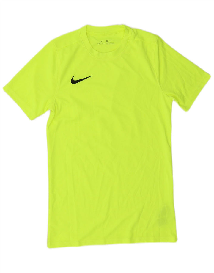 Nike Hommes Dri Fit T-Shirt Haut Petit Vert Polyester
