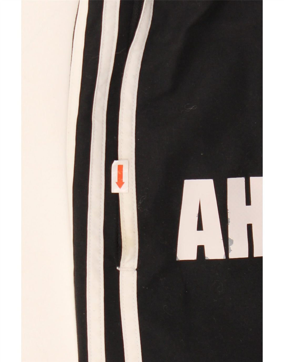 ADIDAS Pantalon de survêtement pour homme UK 42/44 Large Noir Polyester