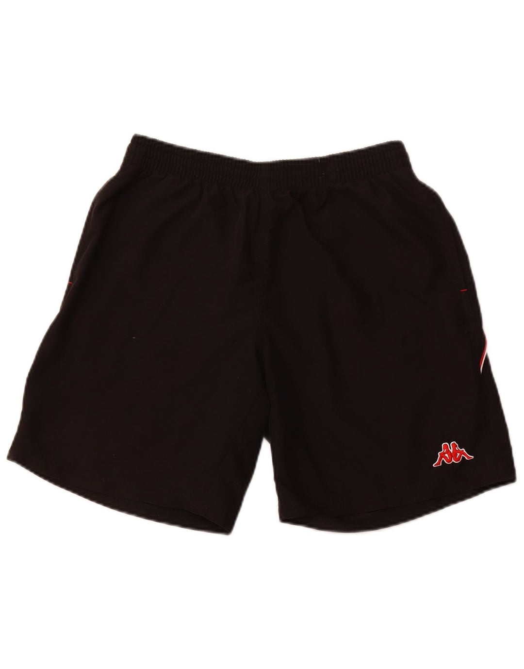 KAPPA Short de Sport Homme Noir Moyen Polyester