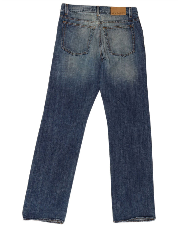 Calvin Klein Jean droit homme W30 L31 bleu coton