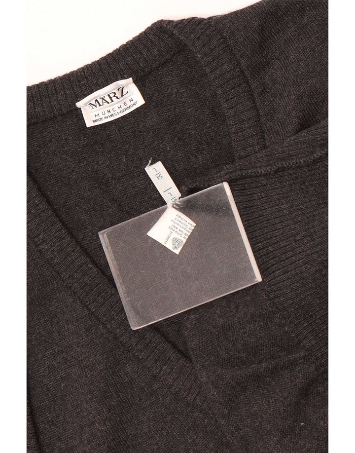 Marz Débardeur Homme Gilet EU 54 Large Gris Laine