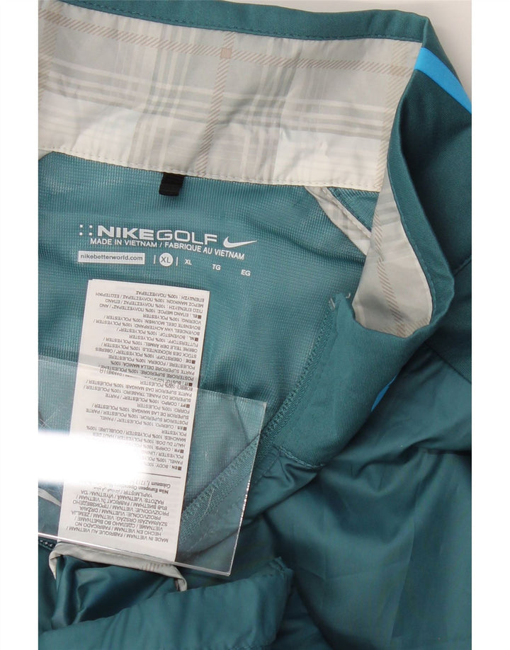 NIKE Mens Tracksuit Top Jacket XL Green Polyester Vintage Nike and Second-Hand Nike from Messina Hembry 