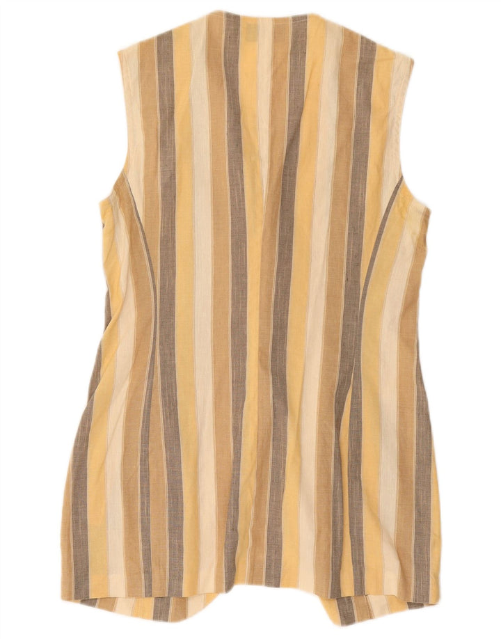 veste blazer sans manches femme vintage IT 44 Rayé multicolore moyen