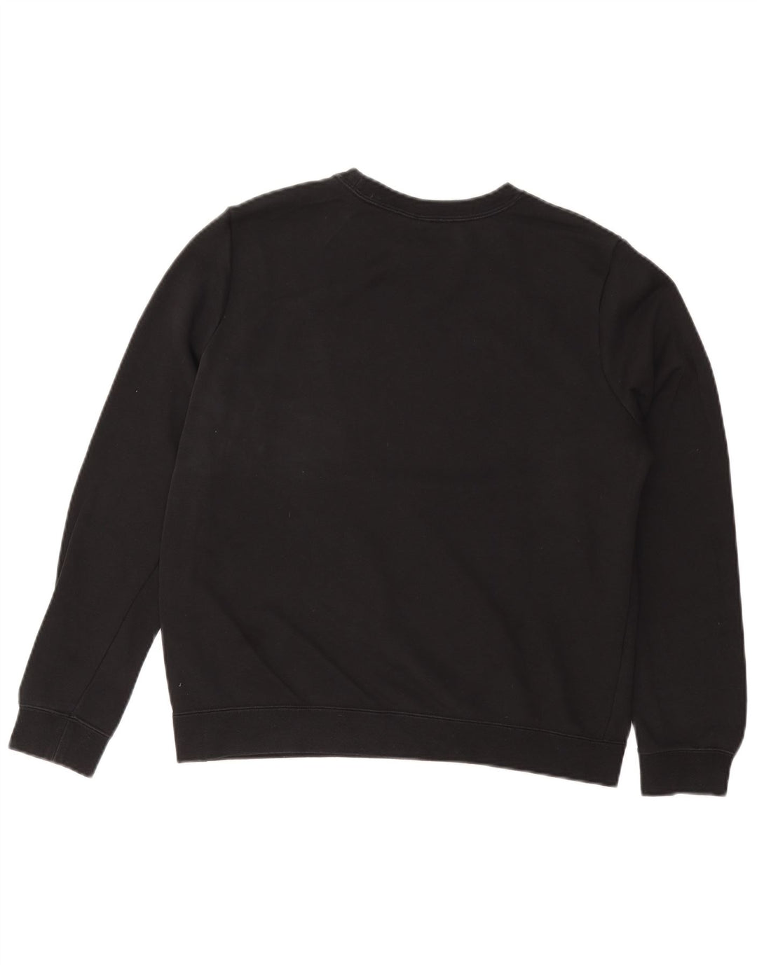 NIKE Sweat-shirt graphique pour femme UK 14 en coton noir moyen