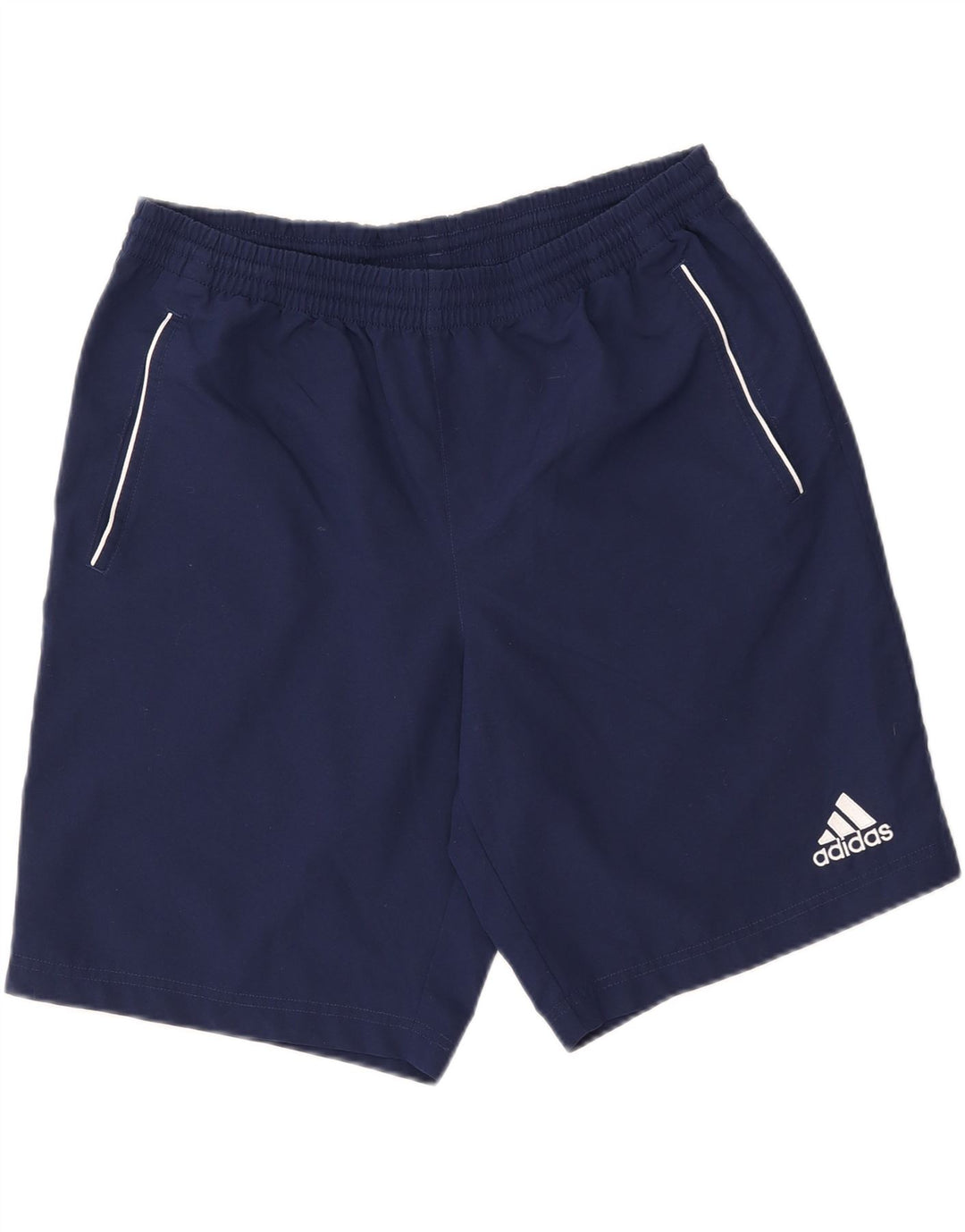 ADIDAS Short de sport pour hommes, grand, bleu marine, polyester