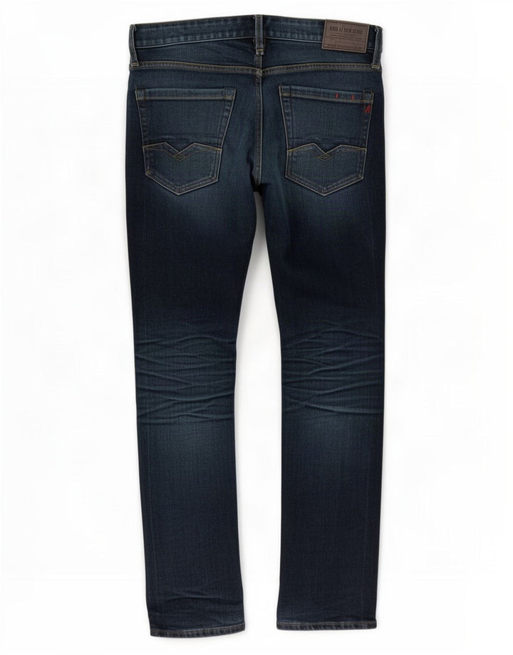 Replay Jean Slim Homme W30 L32 Bleu Coton