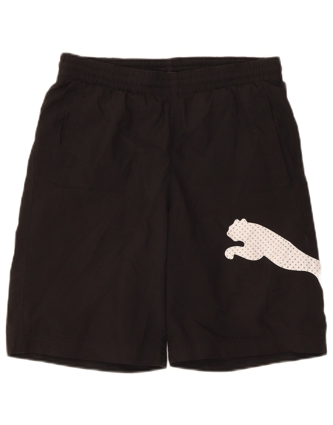 PUMA Short de Sport Graphique Homme Petit Noir