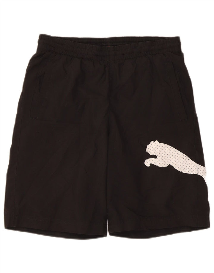 PUMA Short de Sport Graphique Homme Petit Noir