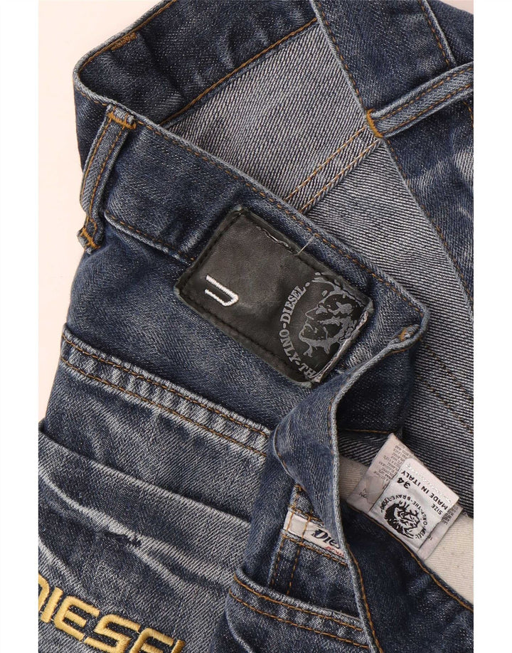 Diesel Jean Droit Homme W34 L34 Bleu Coton
