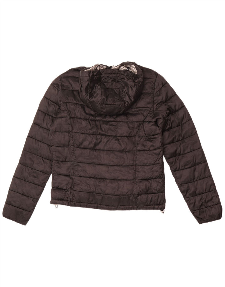 Champion Veste matelassée à capuche pour femme UK 18 XL Noir Polyamide