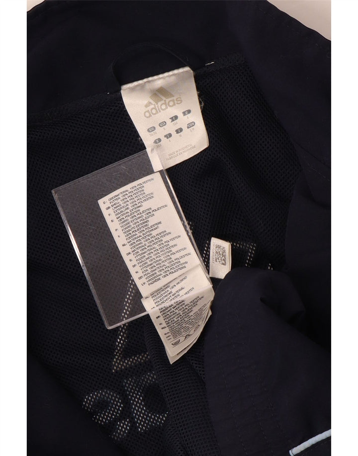 ADIDAS Veste de survêtement graphique pour homme UK 36/38 Small Bleu marine