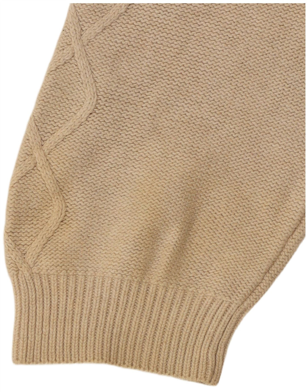 Marks & Spencer Pull à col rond coupe ajustée pour homme, grand beige