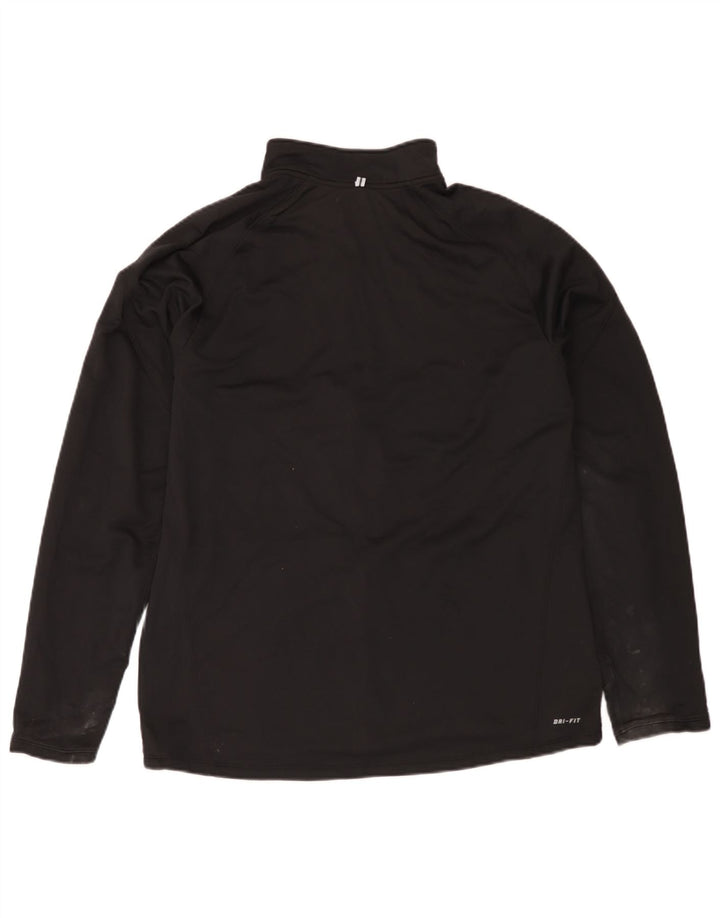 Nike Hommes Dri Fit Survêtement Top Veste Grand Noir Polyester