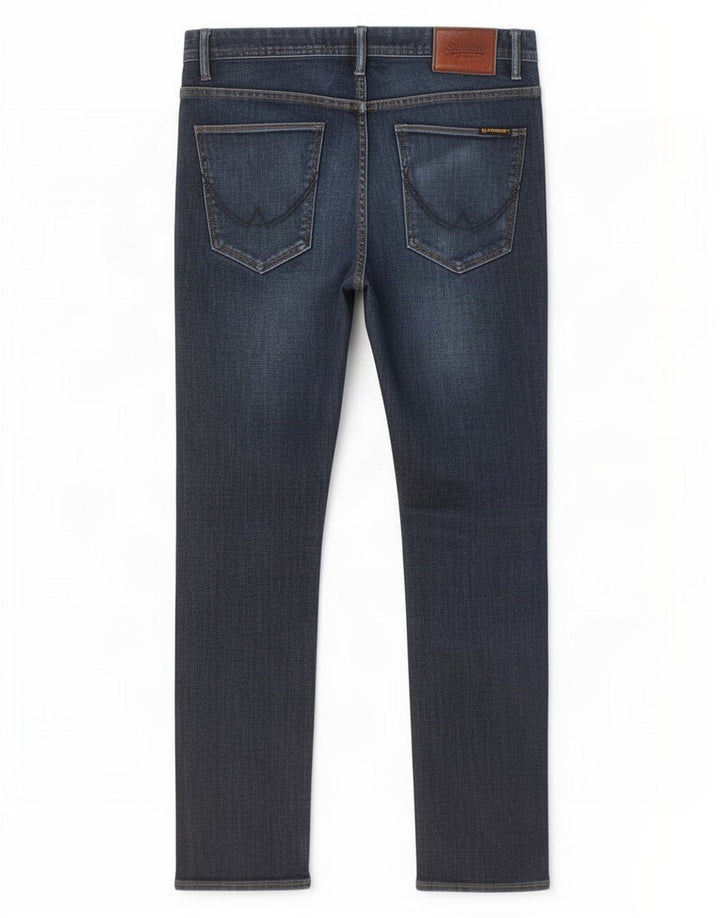 Superdry Jean Slim W32 L30 Bleu Coton Homme