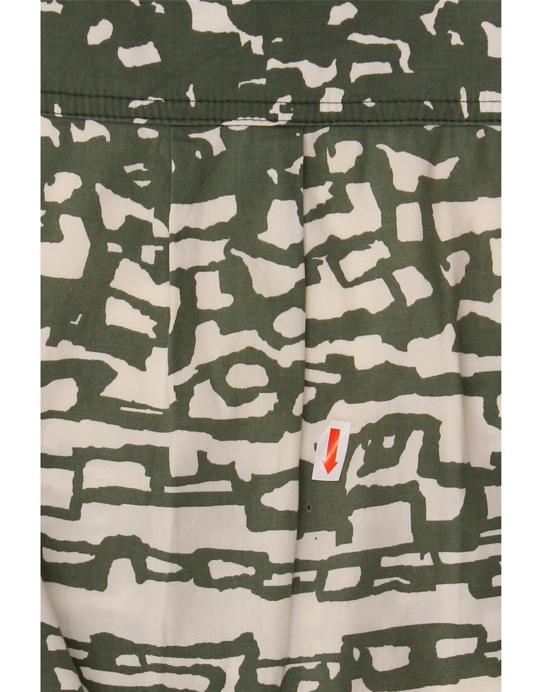 MARELLA Robe chemise sans manches pour femme UK 12 Vert moyen géométrique