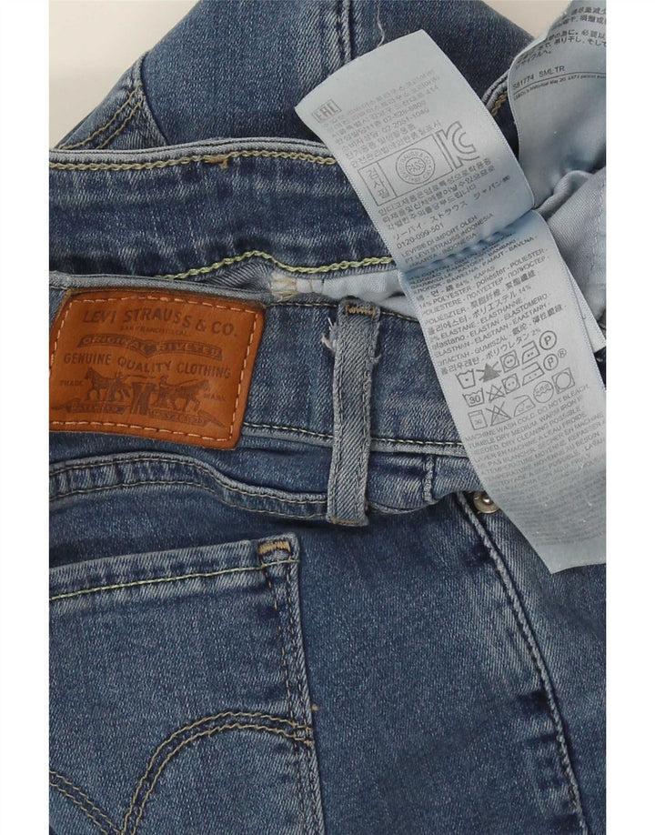 Levi's Jean Slim 712 Femme W28 L32 Bleu Coton