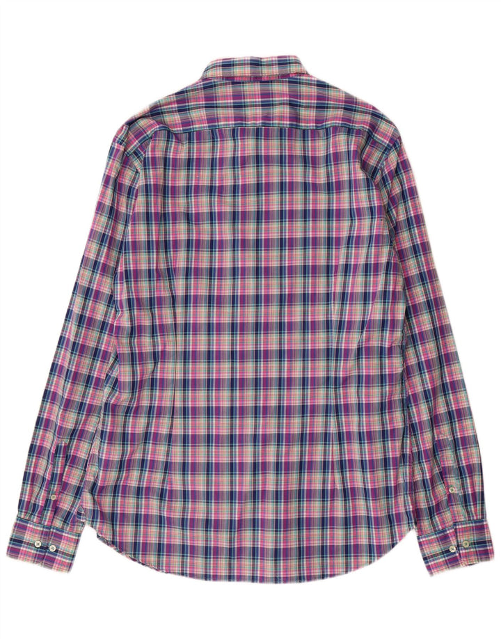 Henry Cottons Chemise Homme Taille 43 XL Coton à Carreaux Multicolore