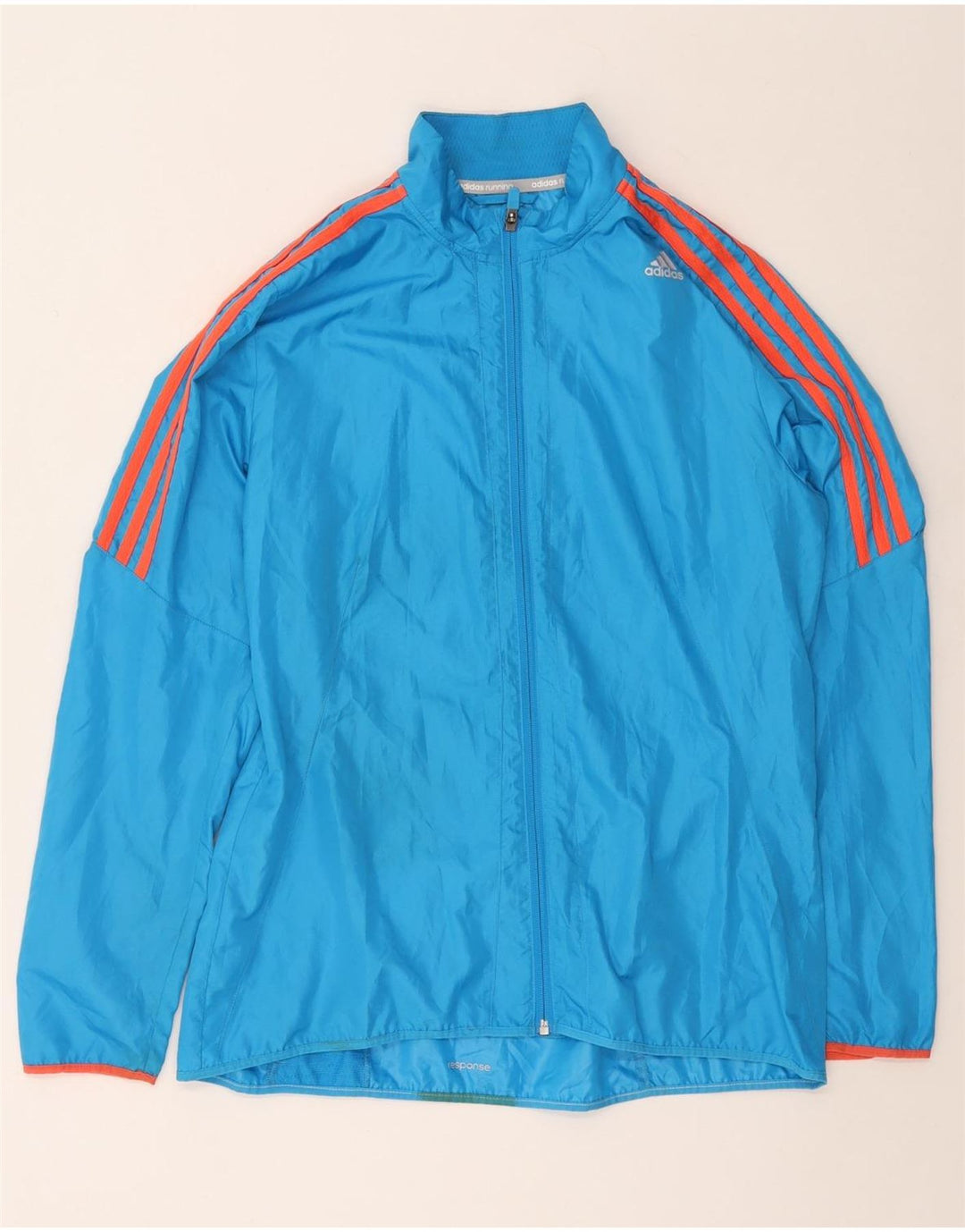 ADIDAS Veste de survêtement Response pour femmes UK 16/18 Grand Bleu Polyester