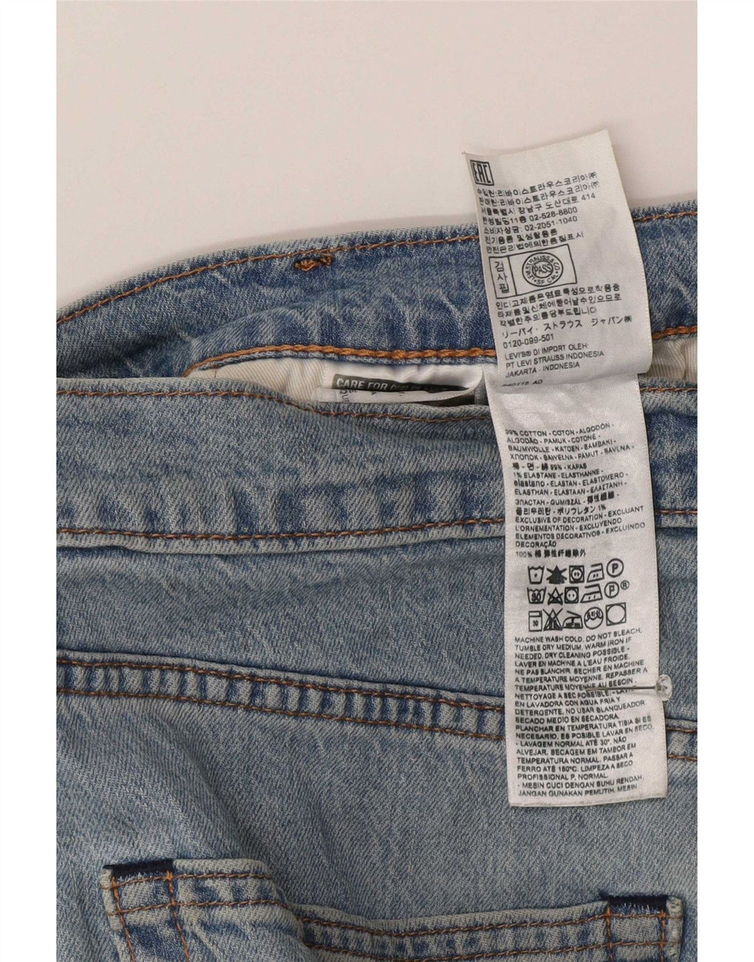 Levi's Jean Slim 512 Homme W31 L32 Bleu Coton