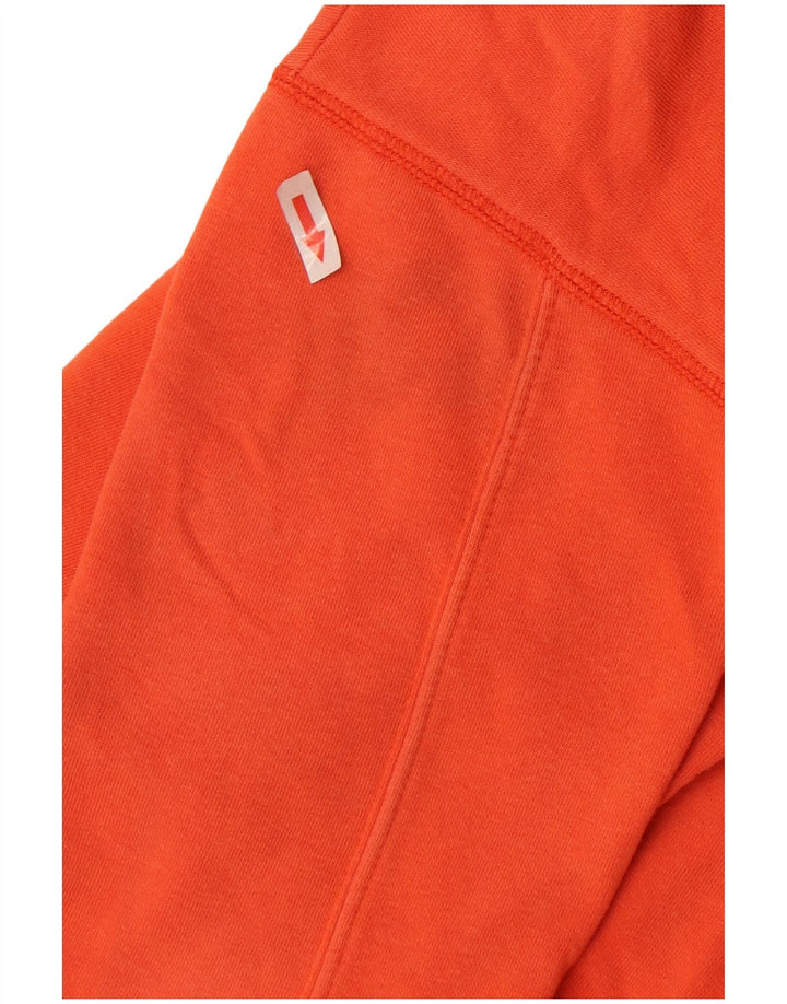MINT VELVET Sweat-shirt court surdimensionné pour femme UK 10 Petit Orange