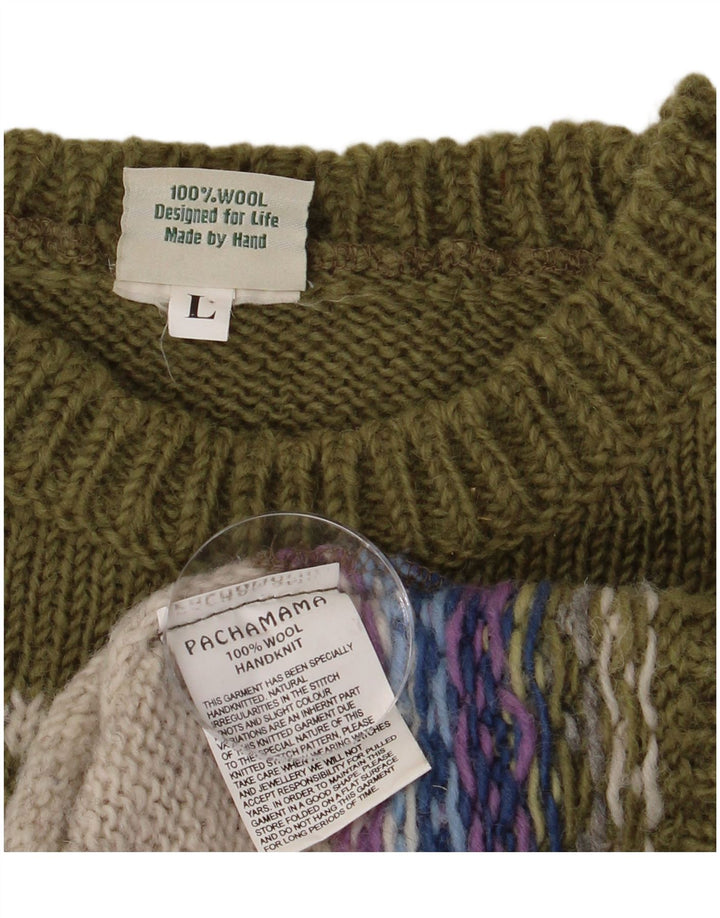 Pachamama Pull col bateau pour femme UK 16 Large Multicolore