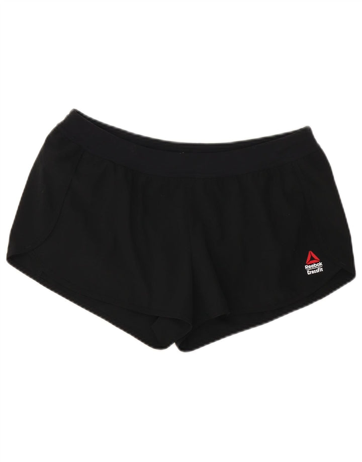 Reebok Short de sport pour femme UK 12/14 Medium Noir