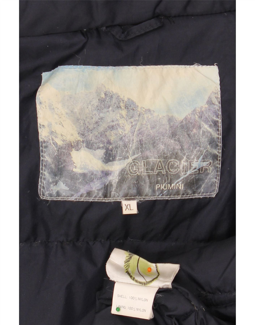 VINTAGE Veste de ski homme UK 42 XL Nylon bleu marine