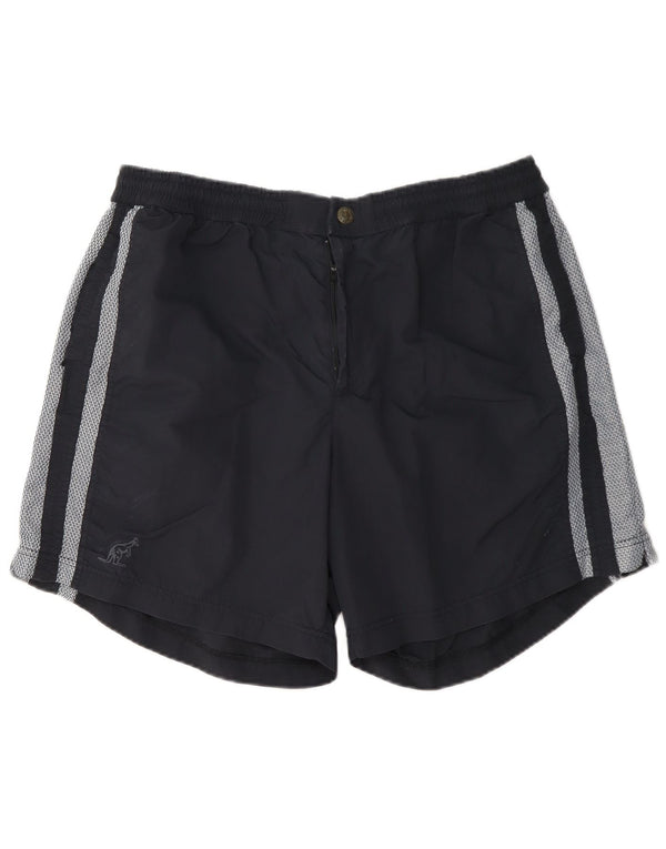 AUSTRALIAN L'ALPINA Short de sport pour homme IT 58 XL Bleu marine Colourblock