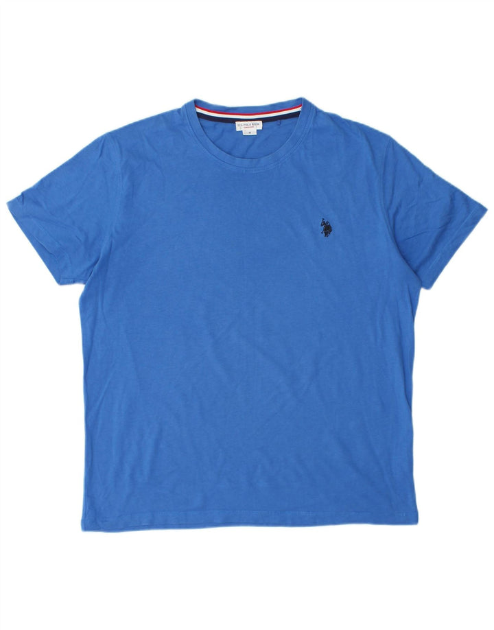 U.S. Polo Assn. T-Shirt Homme Top Bleu Moyen Coton