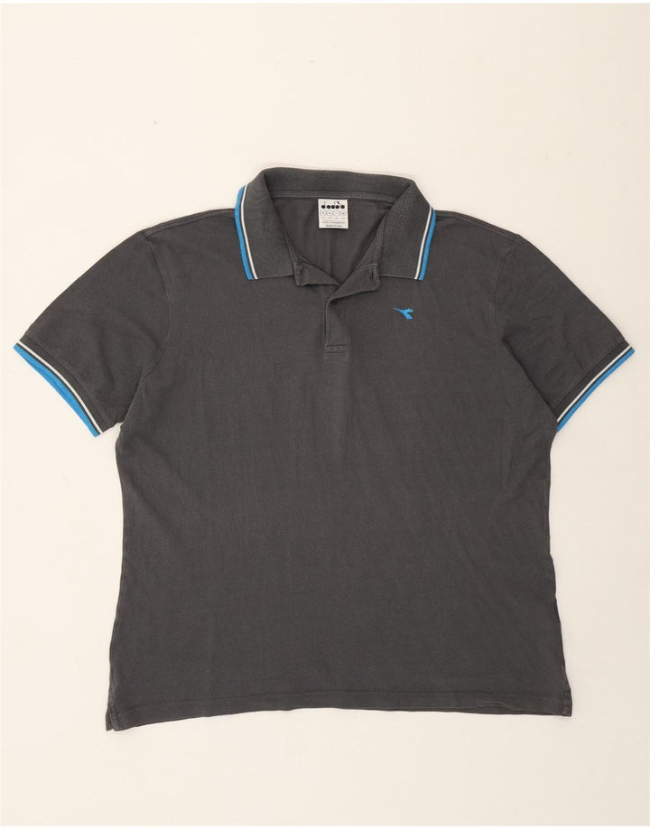 Diadora Polo Homme XL Gris Coton